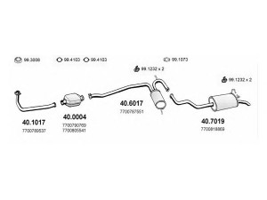 ASSO ART2133 išmetimo sistema 
 Išmetimo sistema -> Išmetimo sistema, visa