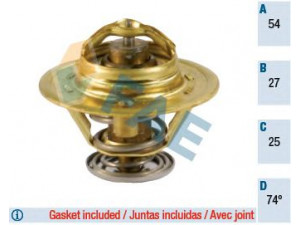 FAE 5330474 termostatas, aušinimo skystis 
 Aušinimo sistema -> Termostatas/tarpiklis -> Thermostat
0004750024, 0098463638, 4674169