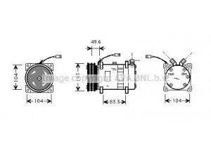 AVA QUALITY COOLING FTK324 kompresorius, oro kondicionierius 
 Oro kondicionavimas -> Kompresorius/dalys
60806475, 7645813, 60806475, 7645813