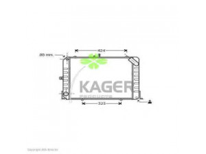 KAGER 31-1084 radiatorius, variklio aušinimas 
 Aušinimo sistema -> Radiatorius/alyvos aušintuvas -> Radiatorius/dalys
1640054750, 1640054751, 1640054752