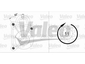 VALEO 455936 starteris 
 Elektros įranga -> Starterio sistema -> Starteris
4402411, 4502478, 7700106426, 7700113207