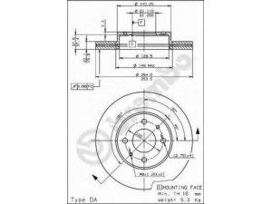 BREMBO 09.6743.10 stabdžių diskas 
 Dviratė transporto priemonės -> Stabdžių sistema -> Stabdžių diskai / priedai
4020694M01