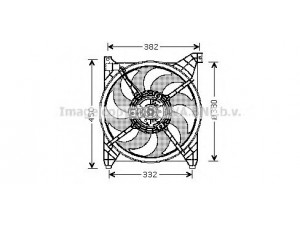 AVA QUALITY COOLING HY7505 ventiliatorius, radiatoriaus 
 Aušinimo sistema -> Radiatoriaus ventiliatorius
2523138000, 2535038000, 2538038100
