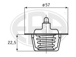 ERA 350246 termostatas, aušinimo skystis 
 Aušinimo sistema -> Termostatas/tarpiklis -> Thermostat
915007380, 1337 47, 91 500 723