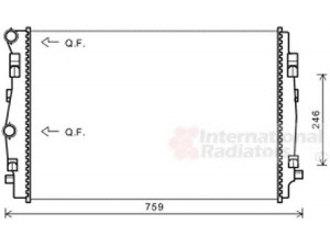VAN WEZEL 58002344 radiatorius, variklio aušinimas 
 Aušinimo sistema -> Radiatorius/alyvos aušintuvas -> Radiatorius/dalys
5Q0 121 251 EQ