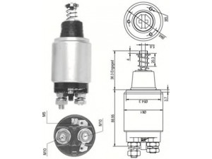MAGNETI MARELLI 940113050113 solenoidinis jungiklis, starteris