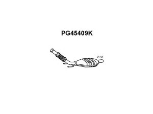 VENEPORTE PG45409K katalizatoriaus keitiklis