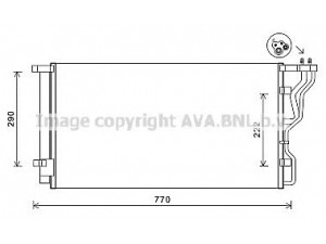 AVA QUALITY COOLING HY5298 kondensatorius, oro kondicionierius