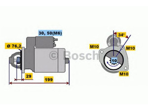 BOSCH 0 001 107 407 starteris
2S6U1 1000 CA