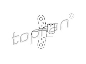 TOPRAN 700 756 RPM jutiklis, variklio valdymas 
 Kibirkšties / kaitinamasis uždegimas -> Impulsų generatorius
2375 000 Q0H, 7700 101 970, 8200 468 645