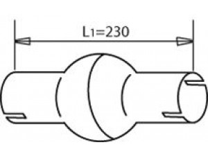 DINEX 30133 išleidimo kolektorius
L3800066, L3800066