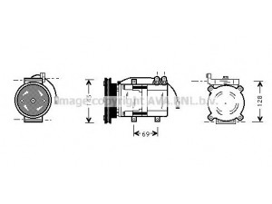 AVA QUALITY COOLING HYK066 kompresorius, oro kondicionierius 
 Oro kondicionavimas -> Kompresorius/dalys
9770124704, 9770124A20, 9770128153