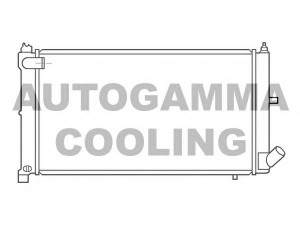 AUTOGAMMA 100167 radiatorius, variklio aušinimas 
 Aušinimo sistema -> Radiatorius/alyvos aušintuvas -> Radiatorius/dalys
1331JL, 95635181