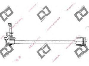 DJ PARTS DL1324 šarnyro stabilizatorius 
 Ašies montavimas/vairavimo mechanizmas/ratai -> Stabilizatorius/fiksatoriai -> Savaime išsilyginanti atrama
52089486AC