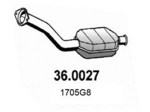 ASSO 36.0027 katalizatoriaus keitiklis 
 Išmetimo sistema -> Katalizatoriaus keitiklis
1705EV, 1705G7, 1705G8, 1705N5