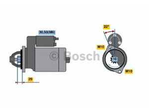 BOSCH 0 001 115 049 starteris 
 Elektros įranga -> Starterio sistema -> Starteris
006 151 41 01, A 006 151 41 01