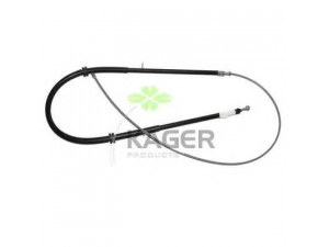 KAGER 19-6418 trosas, stovėjimo stabdys 
 Stabdžių sistema -> Valdymo svirtys/trosai
8200577789