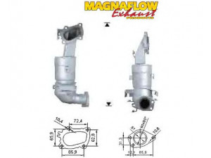 MAGNAFLOW 75602D katalizatoriaus keitiklis 
 Išmetimo sistema -> Katalizatoriaus keitiklis
208A08H825, 208A08H827, B08A05M302