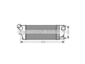 AVA QUALITY COOLING PE4336 tarpinis suslėgto oro aušintuvas, kompresorius 
 Variklis -> Oro tiekimas -> Įkrovos agregatas (turbo/superįkrova) -> Tarpinis suslėgto oro aušintuvas
0384K8, 0384K8