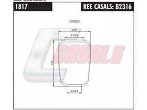 CASALS B2316 dėklas, pneumatinė pakaba
5000805998, 5810805998, 5000805998