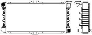 SAKURA  Automotive 1321-0308 radiatorius, variklio aušinimas