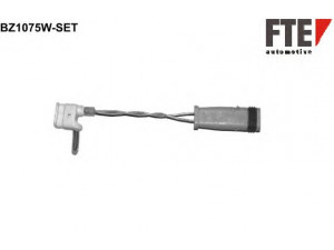 FTE BZ1075W-SET įspėjimo kontaktas, stabdžių trinkelių susidėvėjimas 
 Stabdžių sistema -> Susidėvėjimo indikatorius, stabdžių trinkelės
211 540 07 17