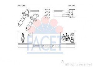 FACET 4.7061 uždegimo laido komplektas 
 Kibirkšties / kaitinamasis uždegimas -> Uždegimo laidai/jungtys
74 31 275 284, 1275284, 1275284-6