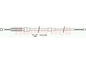 BENDIX 433097B trosas, stovėjimo stabdys 
 Stabdžių sistema -> Valdymo svirtys/trosai
6Q0609721C, 6Q0609721F, 6Q0609721C