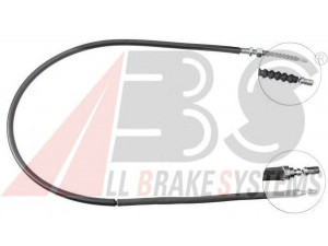 A.B.S. K10278 trosas, stovėjimo stabdys 
 Stabdžių sistema -> Valdymo svirtys/trosai
4745.G6, 4745.J5, 96121652