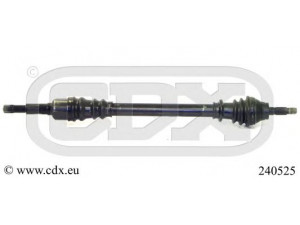 CDX 240525 kardaninis velenas 
 Ratų pavara -> Kardaninis velenas
18775400, 1877547R
