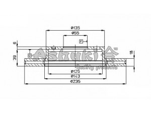 ASHUKI M605-05 stabdžių diskas 
 Dviratė transporto priemonės -> Stabdžių sistema -> Stabdžių diskai / priedai
0 986 478 241/BOSCH, 09.5869.14/BREMBO
