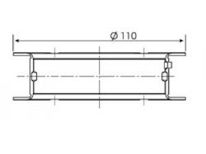 KOLBENSCHMIDT 72116604 pagrindiniai guoliai, alkūninis velenas