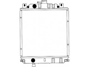 SAKURA  Automotive 1081-0215 radiatorius, variklio aušinimas