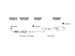 VENEPORTE 050079 išmetimo sistema 
 Išmetimo sistema -> Išmetimo sistema, visa