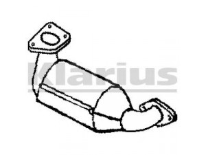 KLARIUS 322098 katalizatoriaus keitiklis 
 Išmetimo sistema -> Katalizatoriaus keitiklis
8200007446