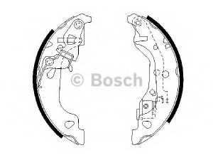 BOSCH 0 986 487 597 stabdžių trinkelių komplektas 
 Techninės priežiūros dalys -> Papildomas remontas
77362295, 9948372, 77362295, 9948372