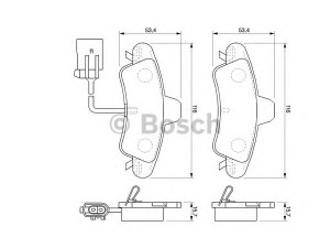 BOSCH 0 986 424 745 stabdžių trinkelių rinkinys, diskinis stabdys 
 Techninės priežiūros dalys -> Papildomas remontas
1088938, 1089400, 1129986, 1204852