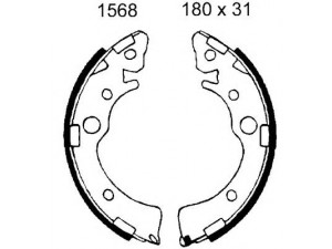 BSF 01568 stabdžių trinkelių komplektas 
 Techninės priežiūros dalys -> Papildomas remontas
43053SR3A00, 43153S04A01, 43153SR3A01