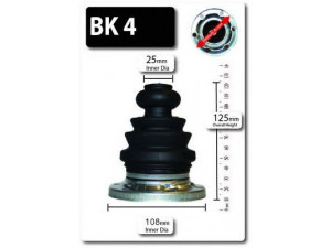 SHAFTEC BK4 gofruotoji membrana, kardaninis velenas 
 Ratų pavara -> Gofruotoji membrana