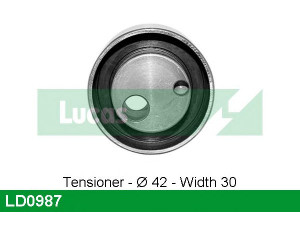 LUCAS ENGINE DRIVE LD0987 įtempiklio skriemulys, paskirstymo diržas
12810-53B00, 12810-53B01, 12810-53B02