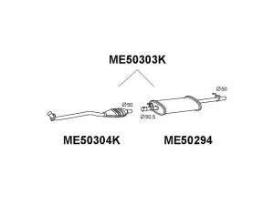 VENEPORTE ME50303K katalizatoriaus keitiklis
9014901019, 9014901919