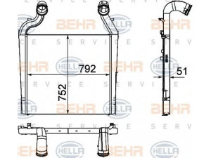 HELLA 8ML 376 732-711 tarpinis suslėgto oro aušintuvas, kompresorius
WG9 925 530 002