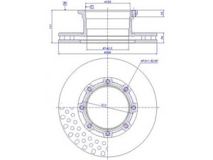 CAR 150.280 stabdžių diskas 
 Dviratė transporto priemonės -> Stabdžių sistema -> Stabdžių diskai / priedai
970.423.05.12, 970.423.07.12