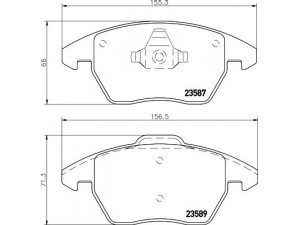 HELLA PAGID 8DB 355 014-511 stabdžių trinkelių rinkinys, diskinis stabdys 
 Techninės priežiūros dalys -> Papildomas remontas
5C0698151, 5K0698151A, 5C0698151