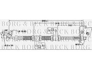 BORG & BECK BBH6669 stabdžių žarnelė 
 Stabdžių sistema -> Stabdžių žarnelės
ANR3259, ANR 3259, ANR3259
