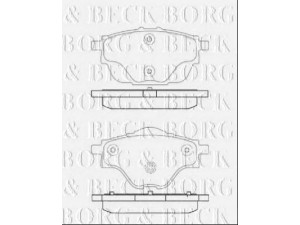 BORG & BECK BBP2451 stabdžių trinkelių rinkinys, diskinis stabdys 
 Techninės priežiūros dalys -> Papildomas remontas
1609000980