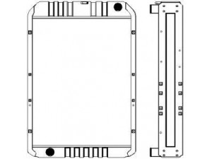 SAKURA  Automotive 1191-0507 radiatorius, variklio aušinimas