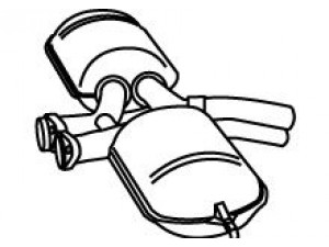 WALKER 15400 vidurinis duslintuvas