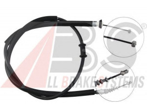 A.B.S. K18036 trosas, stovėjimo stabdys 
 Stabdžių sistema -> Valdymo svirtys/trosai
46552978