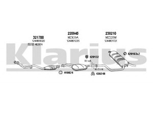 KLARIUS 600544E išmetimo sistema 
 Išmetimo sistema -> Išmetimo sistema, visa